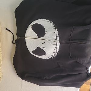 Jack Skelington zippered hoodie